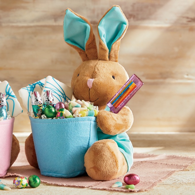 Blue Bunny Basket, , large