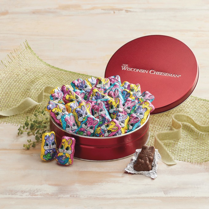 Foiled Bunnies Gift Tin, , large