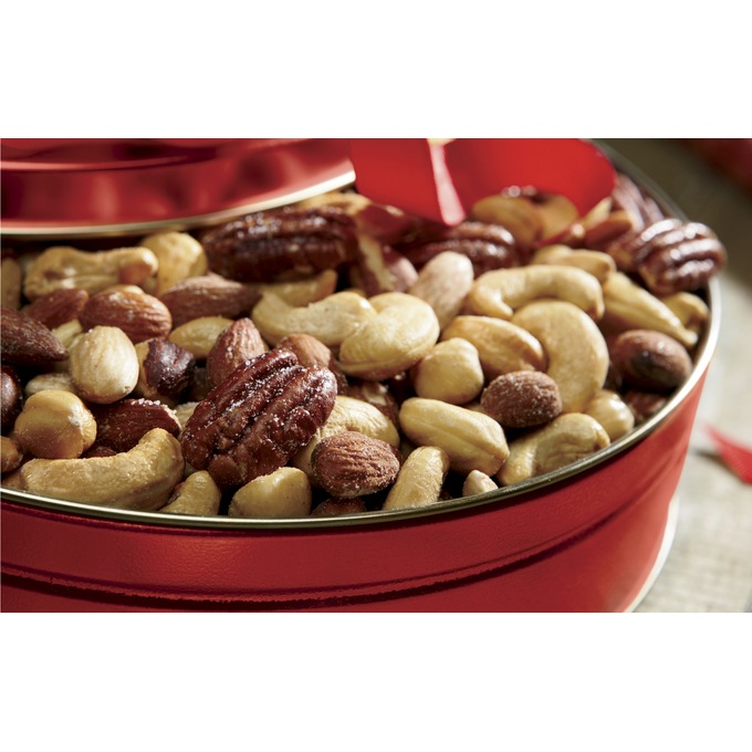 Deluxe Mixed Nuts Gift Tin, , large
