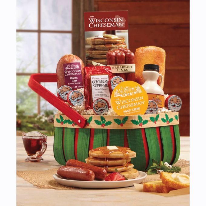 Gift Basket Village - Country Christmas Breakfast Basket - A Christmas  Morning Breakfast Kit Friends or Family (Medium), 9 Pound