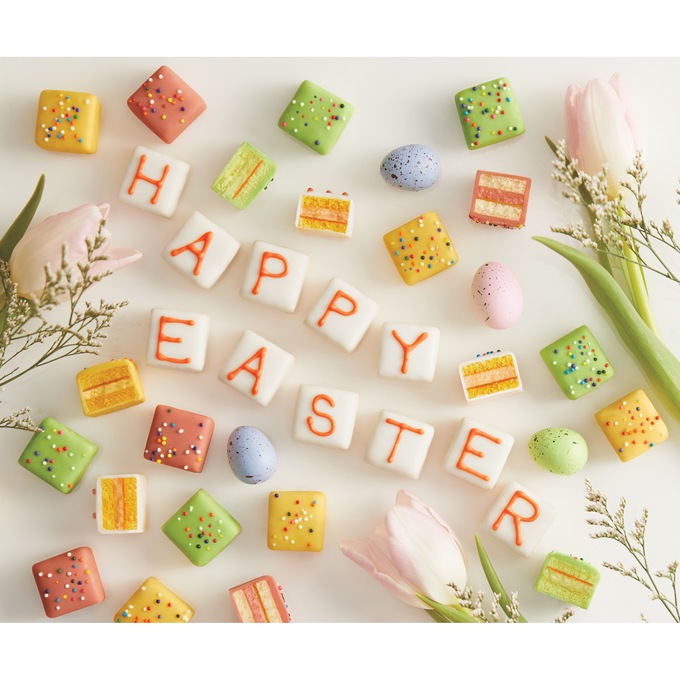 Happy Easter Petits Fours, , large