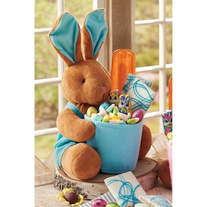 Blue Bunny Basket, , large