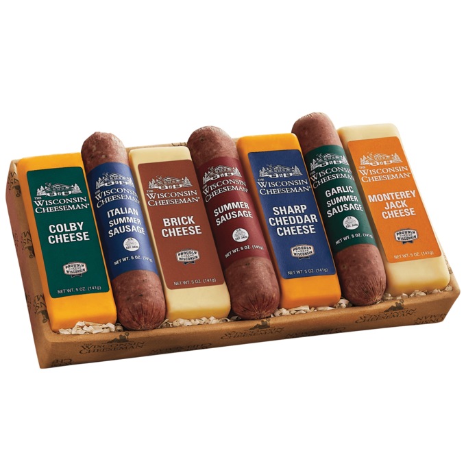 Birthday Summer Sausage & Cheese Gift Box