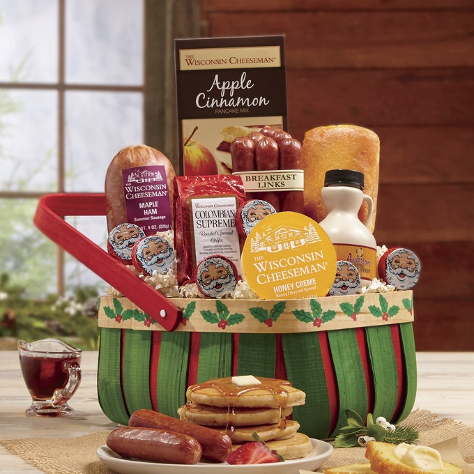 Holly Breakfast Basket, , large