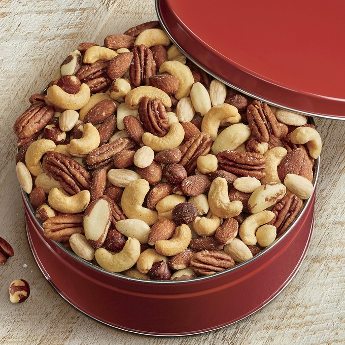 Deluxe Mixed Nuts Gift Tin, , large