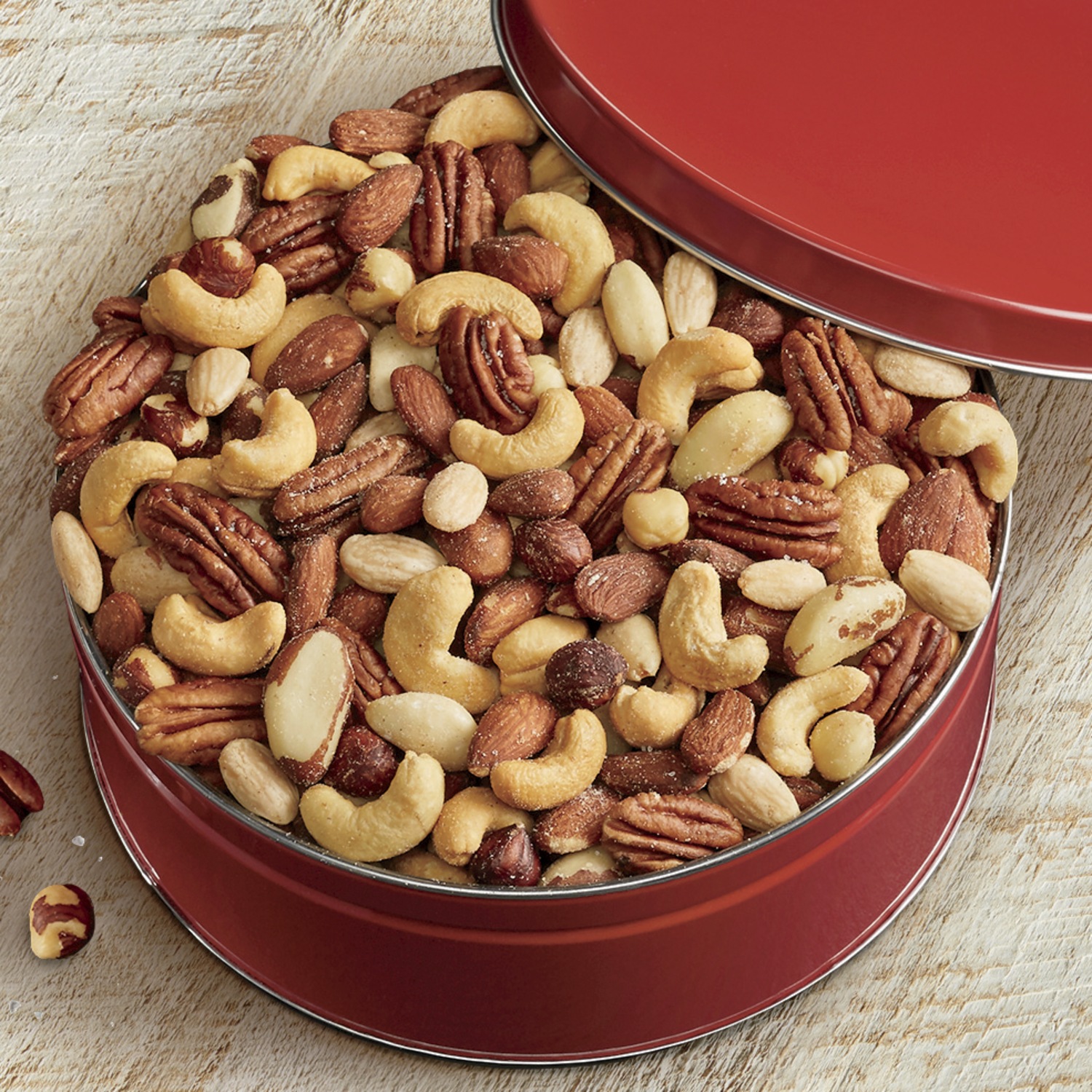 Deluxe Mixed Nuts Gift Tin Wisconsin Cheeseman