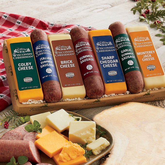 Birthday Summer Sausage & Cheese Gift Box