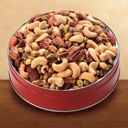 50/50 Mixed Nuts with Pistachios Gift Tin, , large