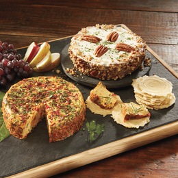 Garden Vegetable &amp; Garlic Herb Cheese Wheels, , large