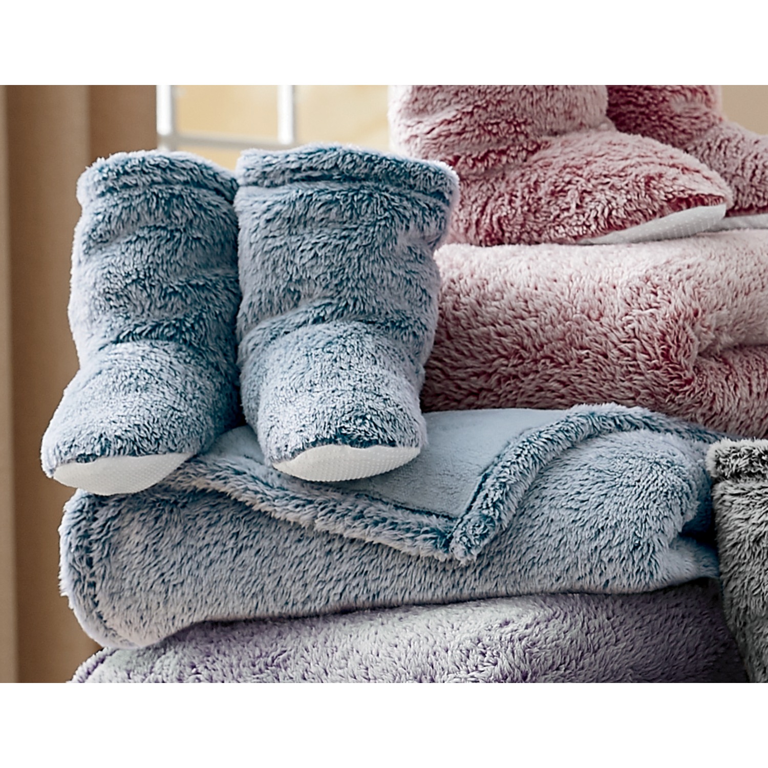 Ultraplush Throw and Bootie Set Wisconsin Cheeseman