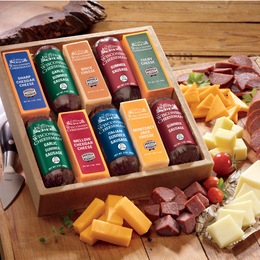 Taste Tempting 10 Cheese &amp; Sausage Gift Assortment, , large