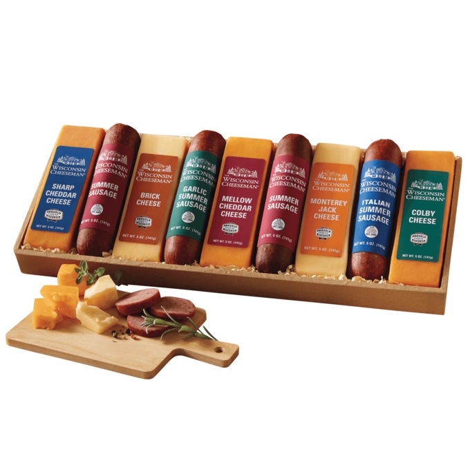 Heartland Nine Cheese & Sausage Gift Assortment, , large