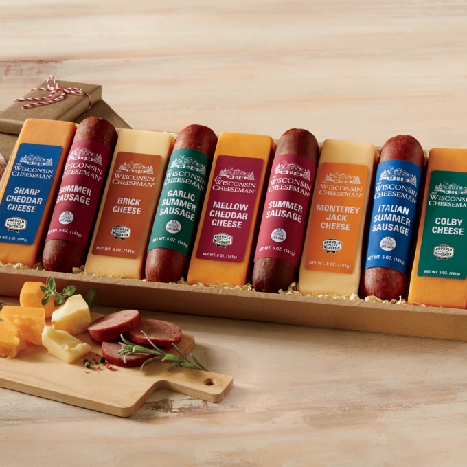 Heartland Nine Cheese & Sausage Gift Assortment, , large