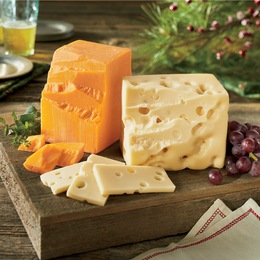 Sharp Cheddar &amp; Buttery Baby Swiss, , large