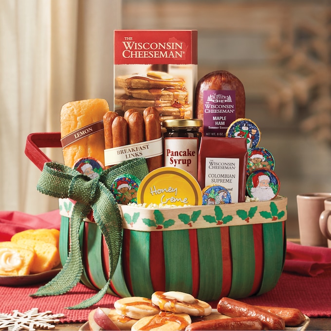 Holly Breakfast Basket, , large