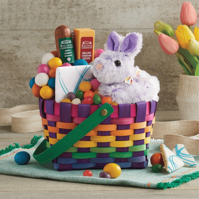 Bunny Easter Basket, , large