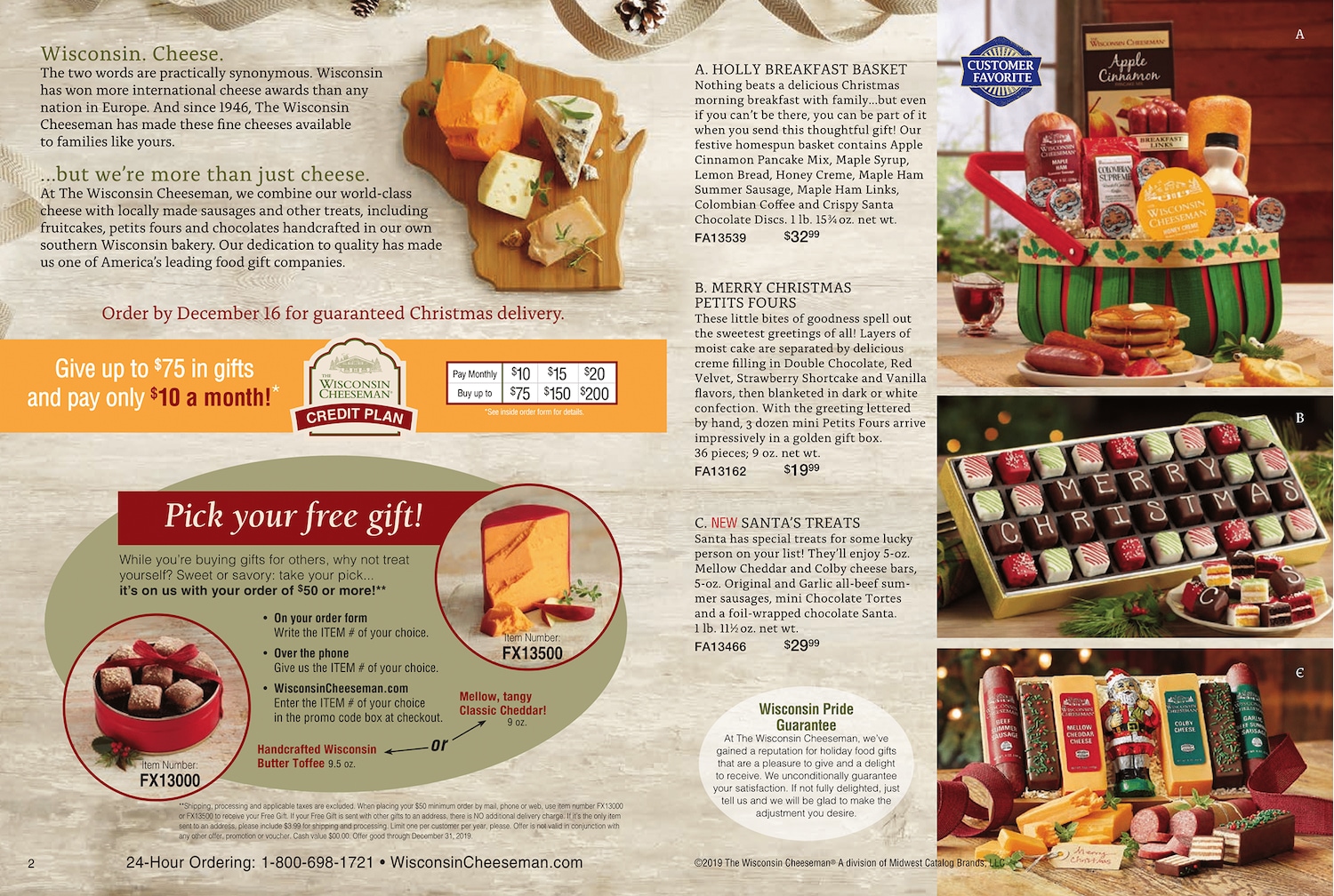 Catalog Holiday 2019 Wisconsin Cheeseman