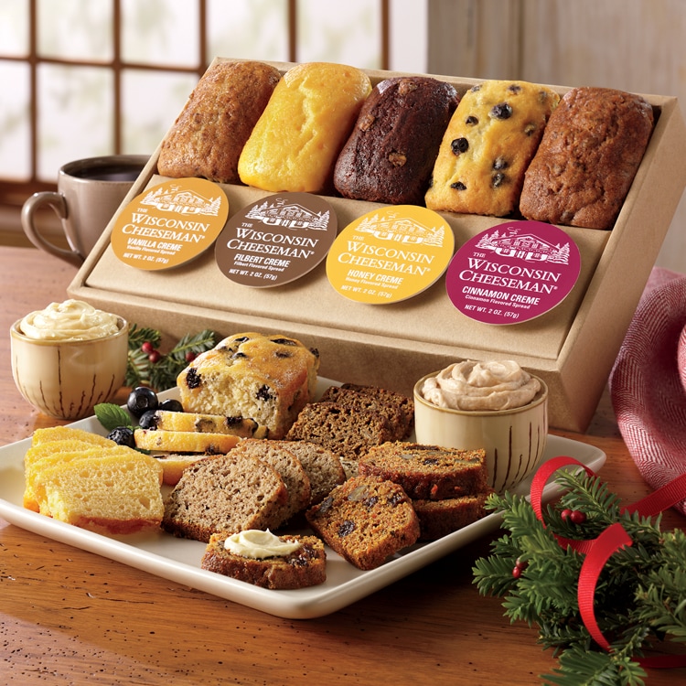 Fruit & Nut Breads & Cremes Gift Assortment | Wisconsin Cheeseman