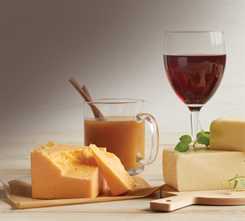 cheese and wine selection